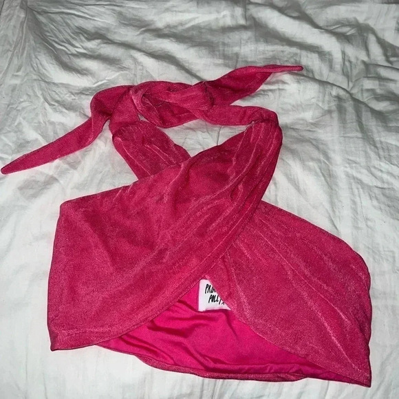 Princess Polly Two Piece 2 piece Set Pink Ultra Stretchy US 4 Keiara set - Picture 3 of 11